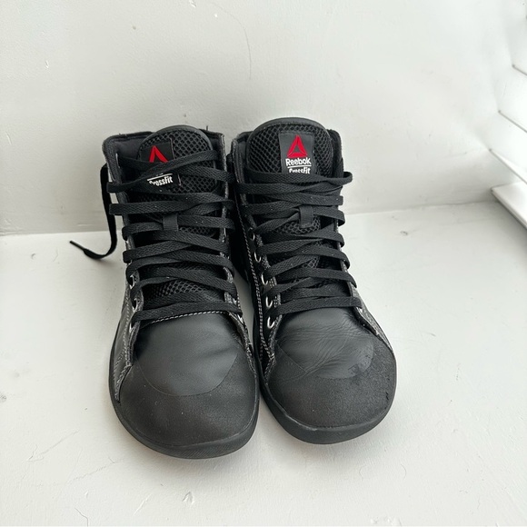 Reebok CrossFit Lite TR High Top Sneakers/Woman’s 8.5 /Mens 7.5 Black Gym Shoes - Picture 1 of 8